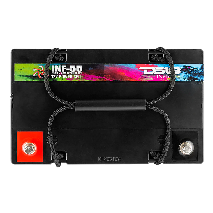 DS18 INF-55AH Batería de audio para automóvil AGM de 12 voltios - 1750 vatios Rms | 55Ah