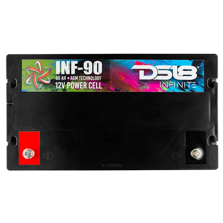 DS18 INF-90AH Batería de audio para automóvil AGM de 12 voltios - 2500 vatios Rms | 90Ah