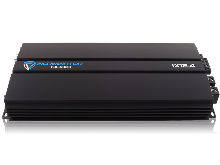 Incriminator Audio IX12.4 Amplificador clase A/B de 4 canales - 4 x 300 vatios Rms a 4 ohmios