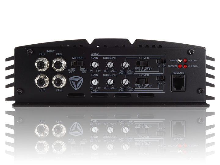Incriminator Audio IX12.4 4-Channel Class A/B Amplifier - 4 x 300 Watts Rms @ 4-ohm