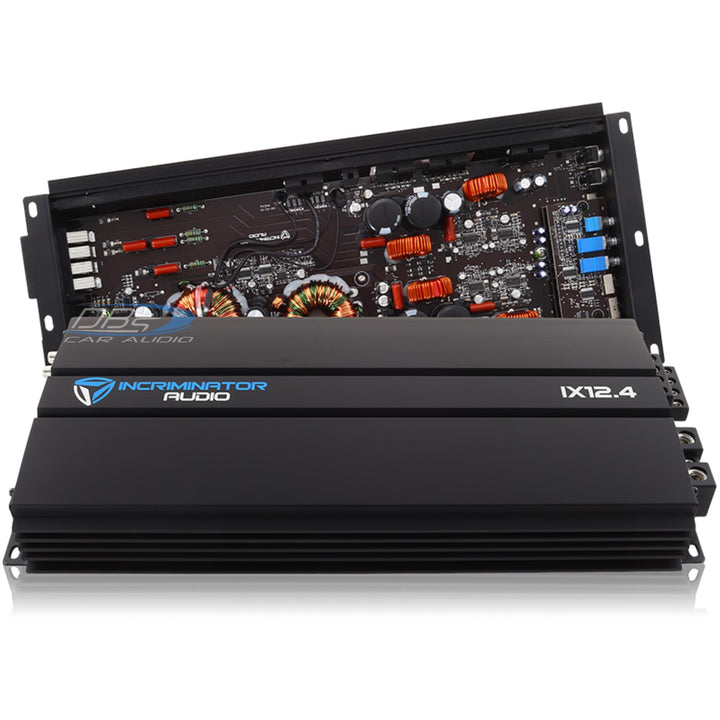 Incriminator Audio IX12.4 Amplificador clase A/B de 4 canales - 4 x 300 vatios Rms a 4 ohmios