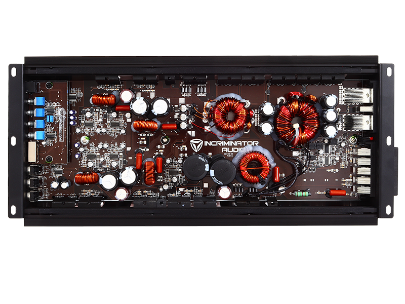 Incriminator Audio IX17.5 Amplificador de rango completo de 5 canales - 4 x 125 vatios Rms a 4 ohmios + 1 x 1200 vatios Rms a 1 ohmio