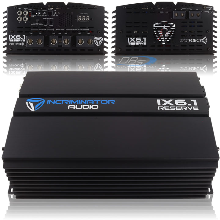 Amplificador monobloque clase D Incriminator Audio IX6.1 - 1 x 6000 vatios Rms a 1 ohmio