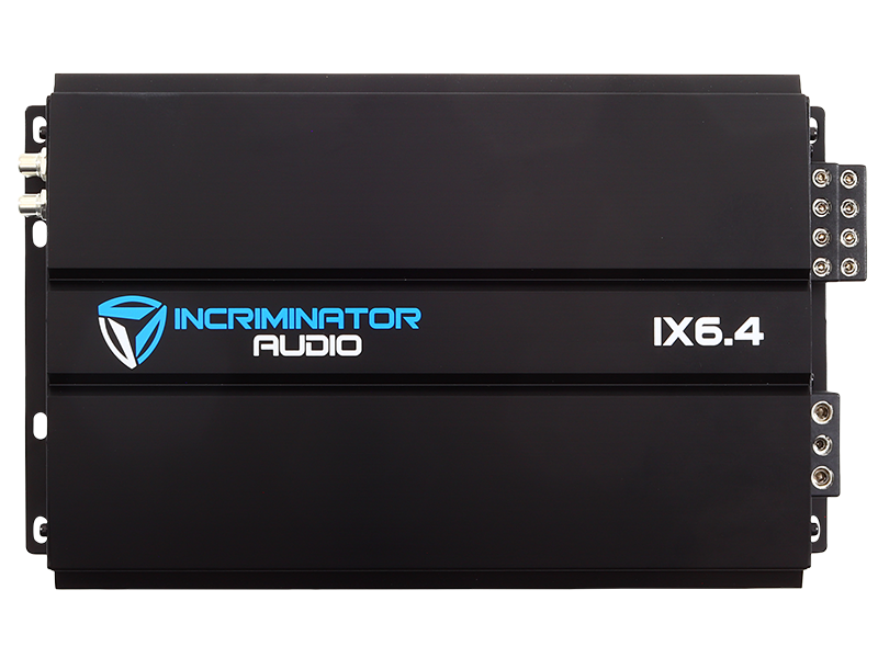 Incriminator Audio IX6.4 Amplificador clase A/B de 4 canales - 4 x 150 vatios Rms a 4 ohmios
