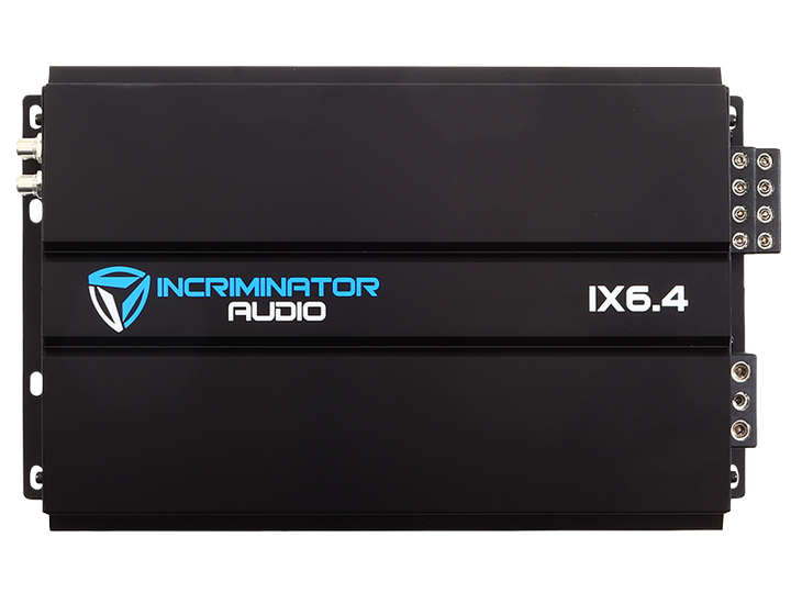 Incriminator Audio IX6.4 4-Channel Class A/B Amplifier - 4 x 150 Watts Rms @ 4-ohm
