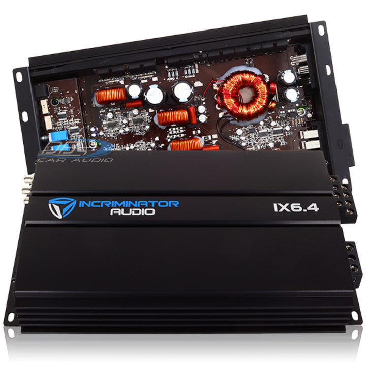 Incriminator Audio IX6.4 Amplificador clase A/B de 4 canales - 4 x 150 vatios Rms a 4 ohmios