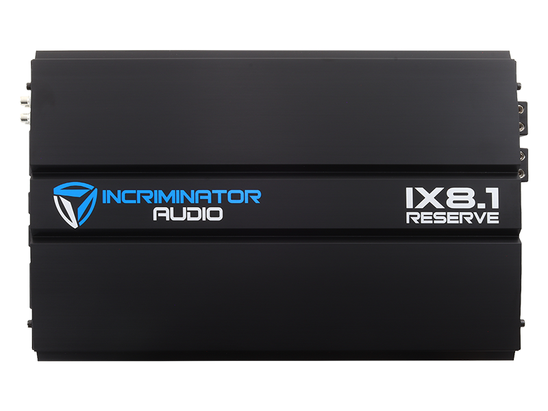 Amplificador monobloque clase D Incriminator Audio IX8.1 - 1 x 8000 vatios Rms a 1 ohmio