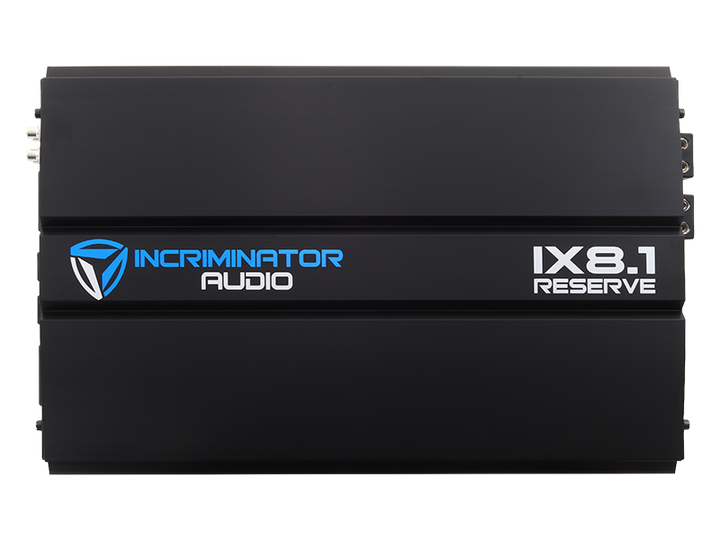 Amplificador monobloque clase D Incriminator Audio IX8.1 - 1 x 8000 vatios Rms a 1 ohmio