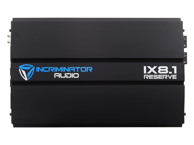 Incriminator Audio IX8.1 Monoblock Class D Amplifier - 1 x 8000 Watts Rms @ 1-ohm