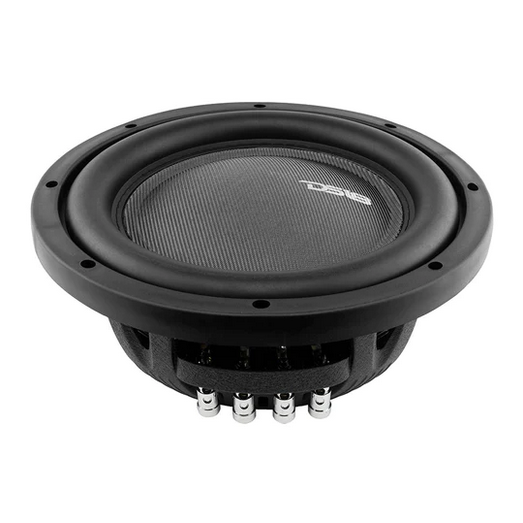 DS18 IXS10.4D 10" Shallow Mount Subwoofer with Large Dust Cap and 2.5" Voice Coil - 600 Watts Rms 4-ohm DVC