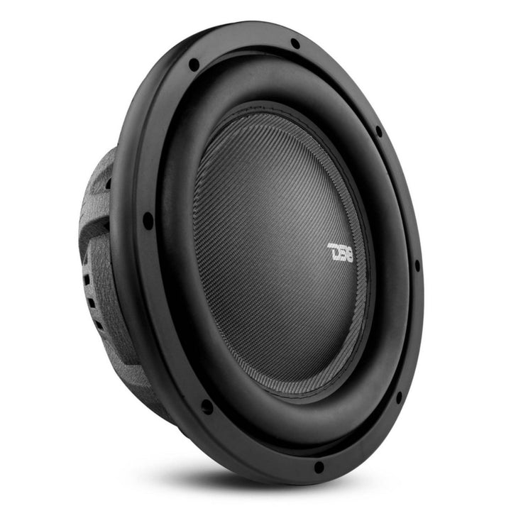 DS18 IXS10.4D 10" Shallow Mount Subwoofer with Large Dust Cap and 2.5" Voice Coil - 600 Watts Rms 4-ohm DVC