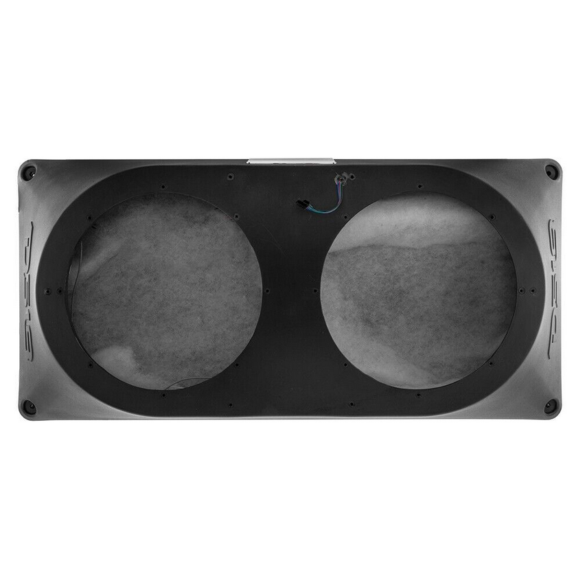 1997-up Jeep Wrangler TJ, JK, JKU, JL & JLU - DS18 JBASS Tailgate Subwoofer Enclosure with RGB Lights - Fits 2x 10" Subwoofers