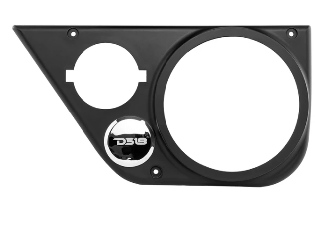 2007-2018 Jeep Wrangler JK & JKU - DS18 JL-BD-LR Back Door Speaker Panels - Fits 2x 6.5" Speakers and 2x 3.75" Tweeters