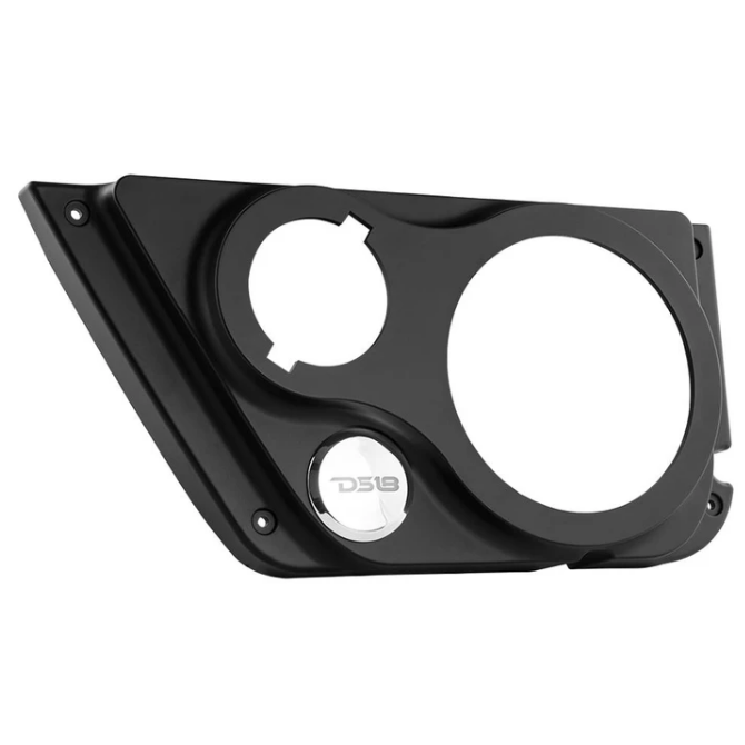 2007-2018 Jeep Wrangler JK & JKU - DS18 JL-FD-LR Front Door Speaker Panels - Fits 2x 6.5" Speakers and 2x 3.75" Tweeters