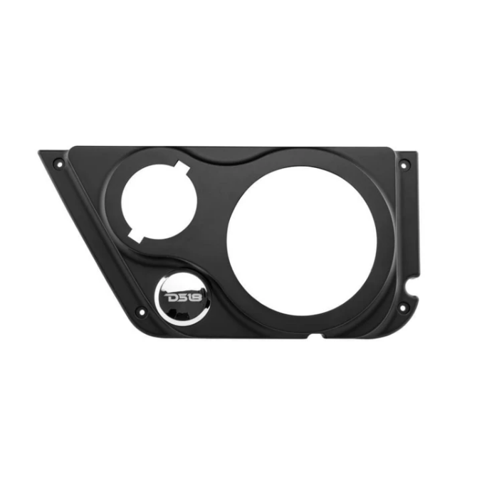 2007-2018 Jeep Wrangler JK & JKU - DS18 JL-FD-LR Front Door Speaker Panels - Fits 2x 6.5" Speakers and 2x 3.75" Tweeters