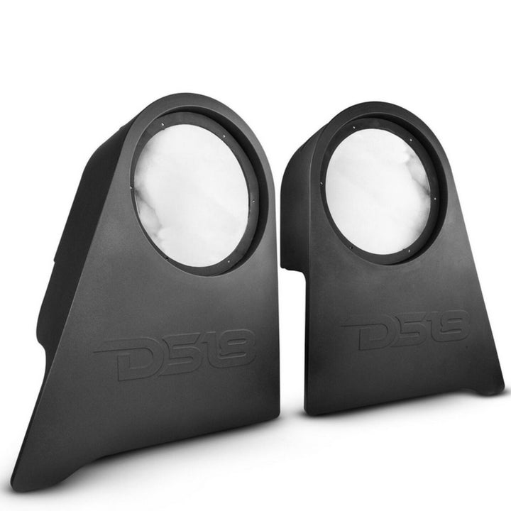 2007-2018 Jeep Wrangler JK & JKU - DS18 JK-SUB12/LR Wheel Well Subwoofer Enclosures - Fits 2x 12" Subwoofers
