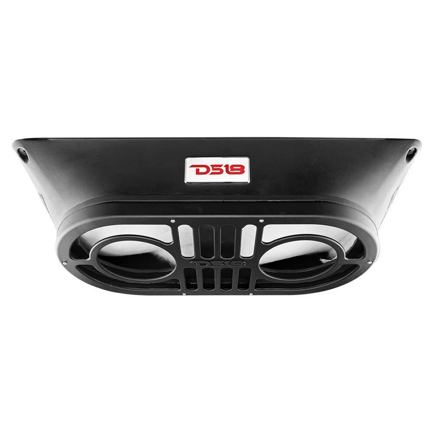 1997-up Jeep Wangler TJ, JK, JKU, JL & JLU - DS18 JMID Tailgate Enclosure with RGB Lights - Fits 2x 10" Mid-Bass & 2x Tweeters