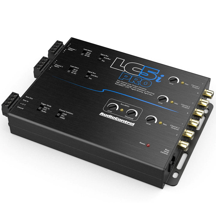 Convertidor de salida de línea de 5 canales LC5i PRO con AccuBASS y controlador de nivel ACR-1