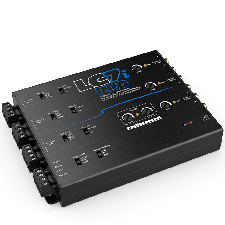 Convertidor de salida de línea de 6 canales LC7i PRO con AccuBASS y controlador de nivel ACR-1