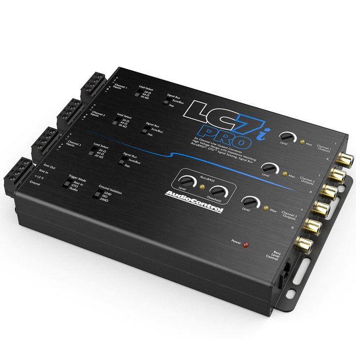 Convertidor de salida de línea de 6 canales LC7i PRO con AccuBASS y controlador de nivel ACR-1
