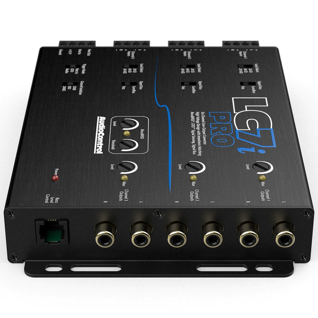 Convertidor de salida de línea de 6 canales LC7i PRO con AccuBASS y controlador de nivel ACR-1