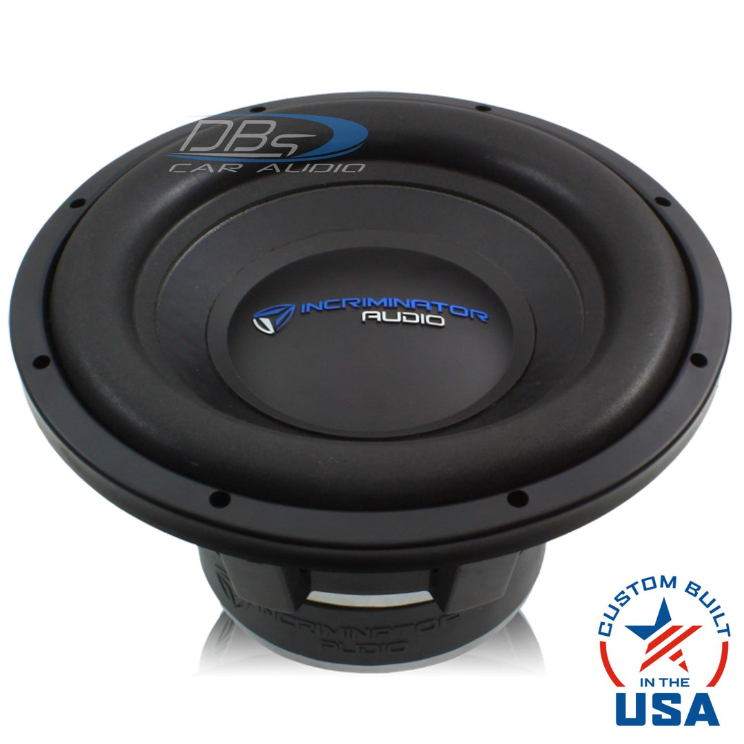 Incriminator Audio Lethal Injection 12" Subwoofer with 3" Aluminum Voice Coil - 1000 Watts Rms 4-ohm DVC