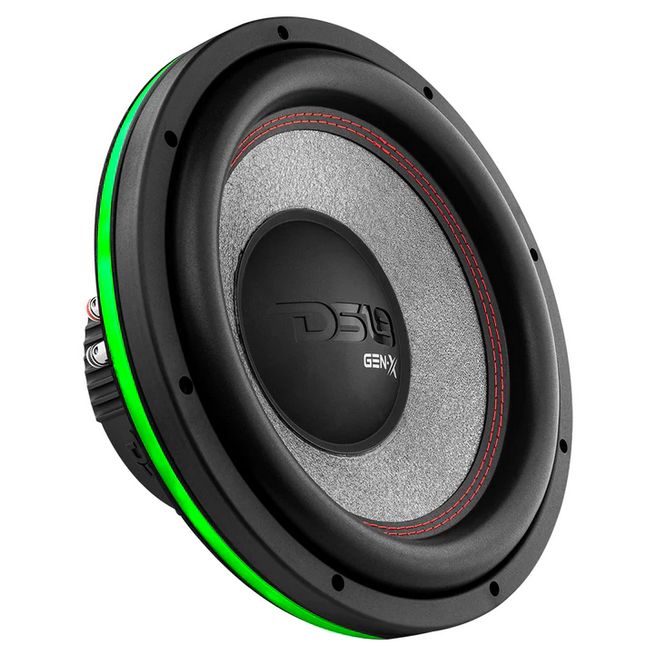 DS18 LRING12 Anillo de altavoz acrílico de 12" con luces LED RGB - Espaciador de 1/2" de grosor resistente al agua para altavoces y subwoofers