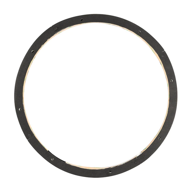 DS18 LRING12 Anillo de altavoz acrílico de 12" con luces LED RGB - Espaciador de 1/2" de grosor resistente al agua para altavoces y subwoofers