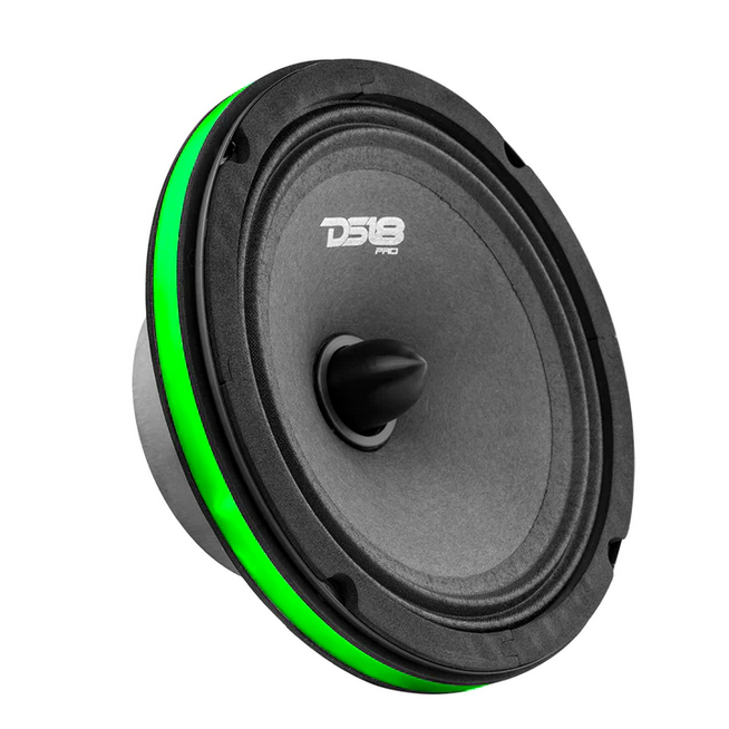 DS18 LRING6 6.5" Acrylic Speaker Ring with RGB LED Lights - Water Resistant 1/2" Thick Spacer for Speaker and Subwoofers