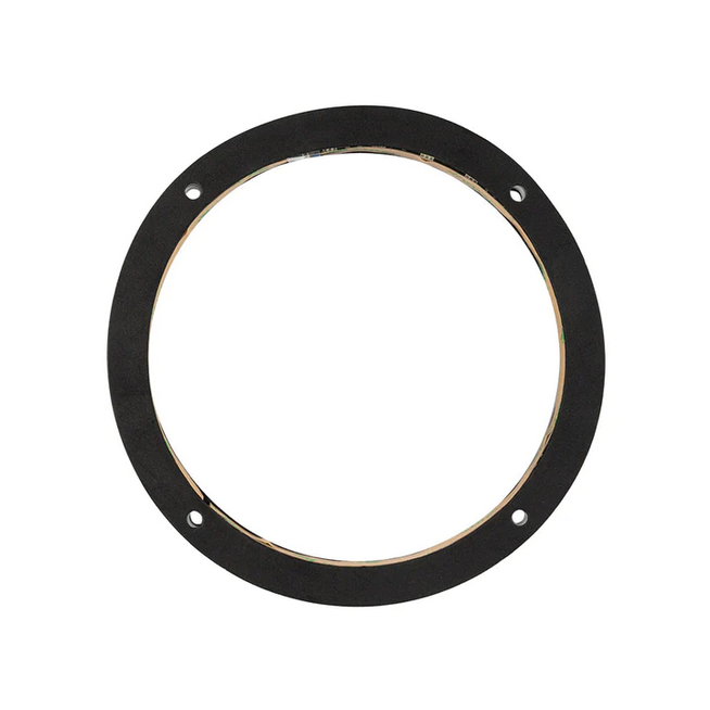 DS18 LRING6 6.5" Acrylic Speaker Ring with RGB LED Lights - Water Resistant 1/2" Thick Spacer for Speaker and Subwoofers