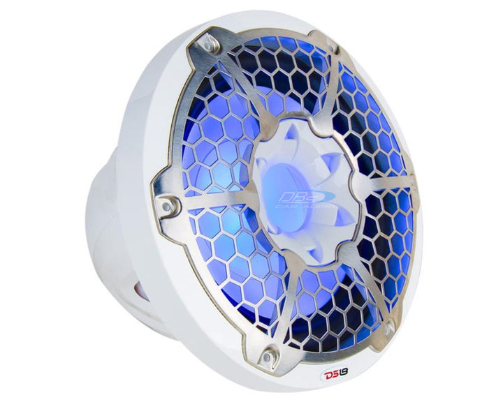DS18 NXL-10SUB 10" Marine Subwoofer with Built-in RGB LED Lights - 300 Watts Rms 4-ohm SVC - Available in White or Black