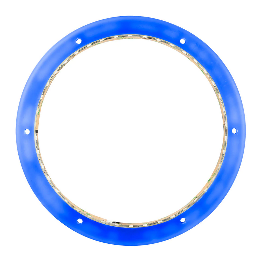 DS18 NXL-LRING6 6.5" Water Resistant Speaker Ring with RGB LED Lights - Fits NXL and CF Series Marine Speakers