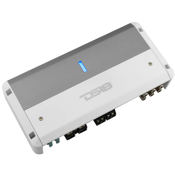 Amplificador marino DS18 NXL-M4 de 4 canales Clase D - 4 x 150 vatios Rms a 4 ohmios