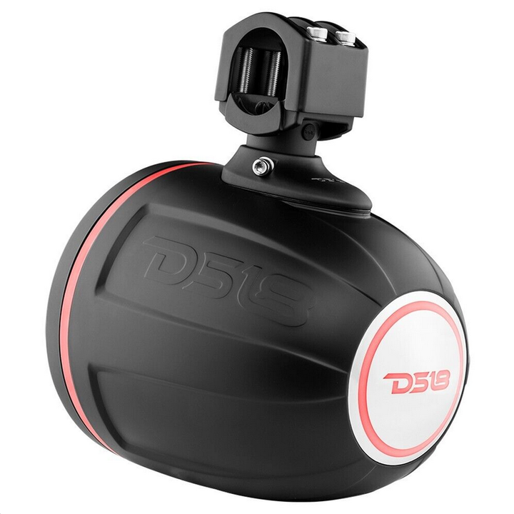Altavoces en torre Pro-Audio DS18 NXL-X8PRO/BK de 8" con controladores de bocina incorporados y luces LED RGB - 250 vatios Rms 4 ohmios