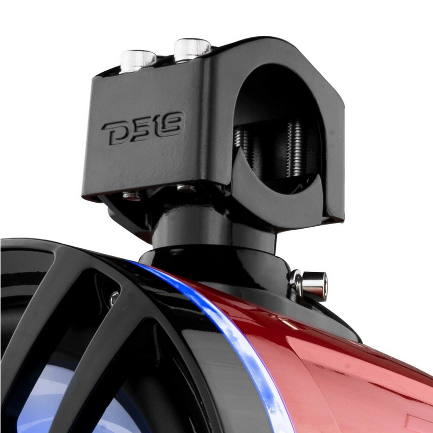 2007-2018 Jeep Wrangler JK & JKU - DS18 Mounting Tube with 4x NXL-X8TP 8" Red Tower Speakers - 125 Watts Rms 4-ohm