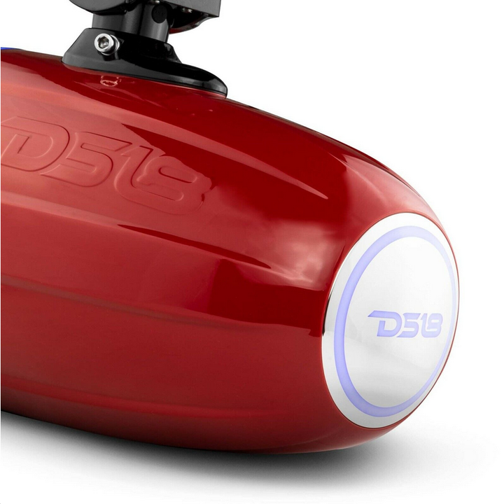 2007-2018 Jeep Wrangler JK & JKU - DS18 Mounting Tube with 4x NXL-X8TP 8" Red Tower Speakers - 125 Watts Rms 4-ohm