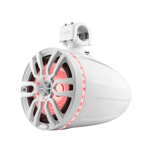 2007-2018 Jeep Wrangler JK & JKU - DS18 Mounting Tube with 4x NXL-X8TP 8" White Tower Speakers - 125 Watts Rms 4-ohm