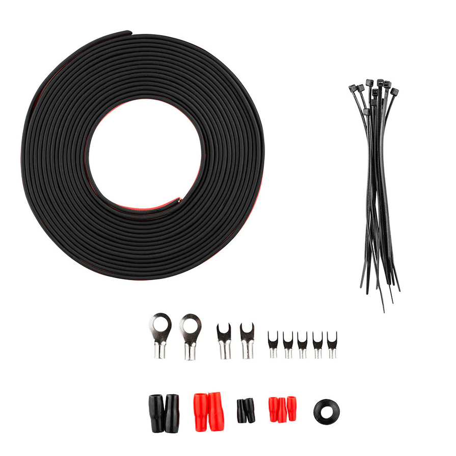 DS18 OFCKIT8 8 Gauge Amplifier Wiring Kit - OFC Copper Wire