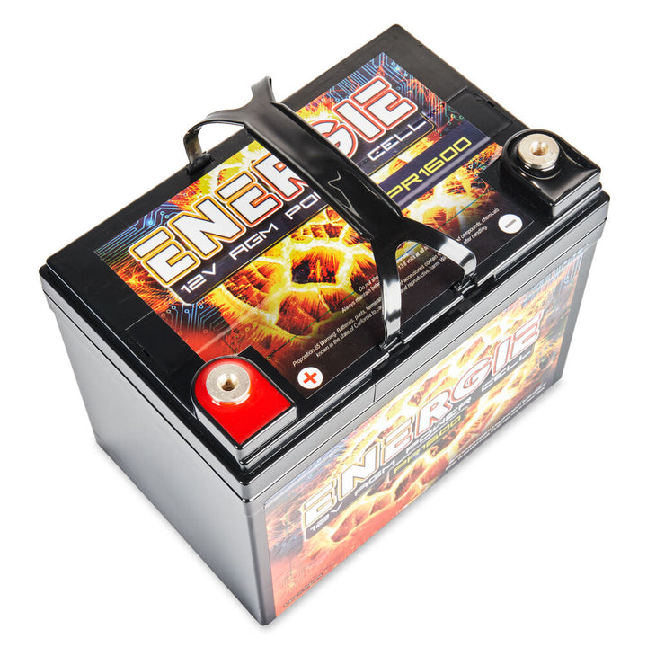 Energie PR1600 Batería de audio para automóvil AGM de 12 voltios - 1600 vatios Rms | 35Ah