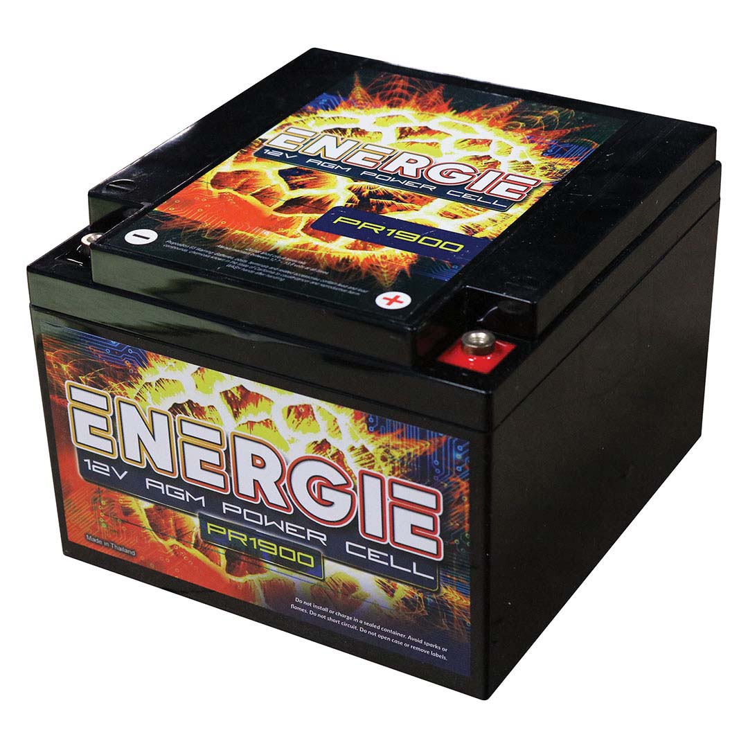 Energie PR1900 Batería de audio para automóvil AGM de 12 voltios - 1900 vatios Rms | 28Ah