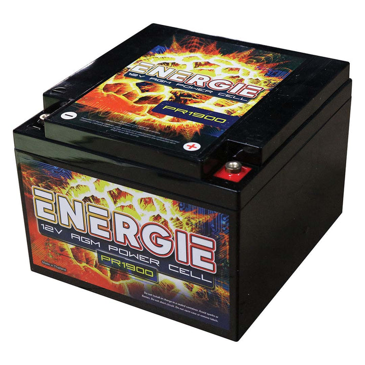 Energie PR1900 Batería de audio para automóvil AGM de 12 voltios - 1900 vatios Rms | 28Ah