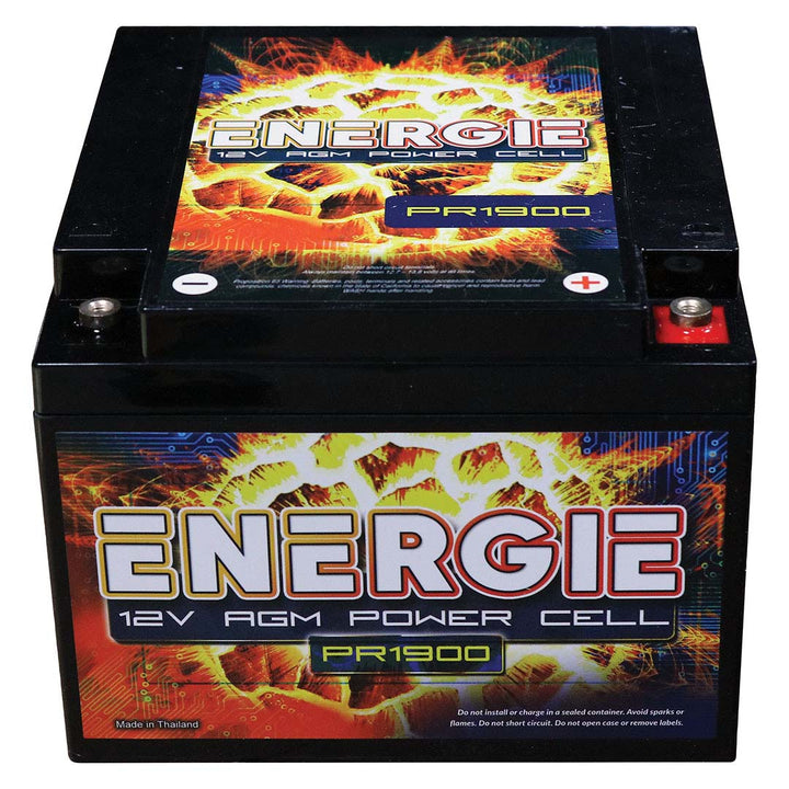 Energie PR1900 Batería de audio para automóvil AGM de 12 voltios - 1900 vatios Rms | 28Ah