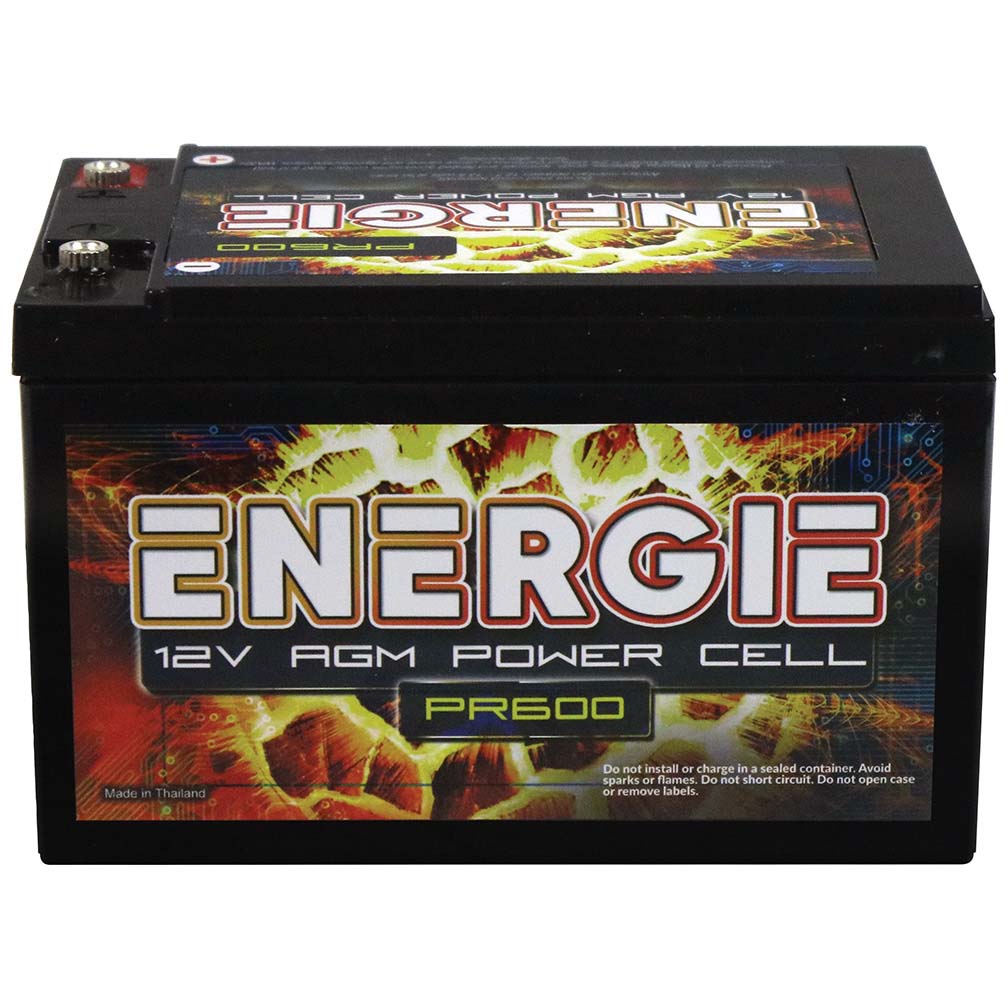 Energie PR600 Batería de audio para automóvil AGM de 12 voltios - 600 vatios Rms | 14Ah