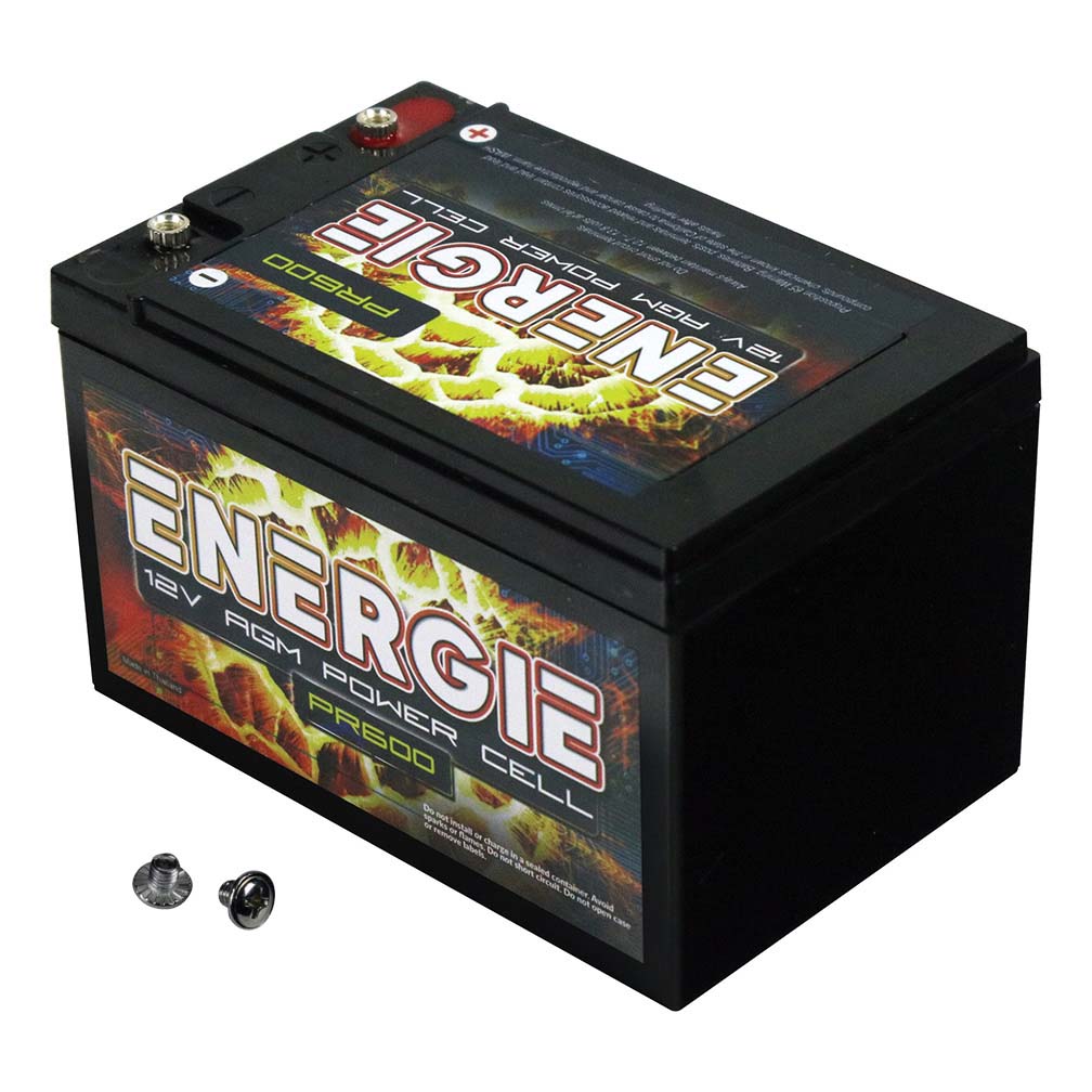 Energie PR600 Batería de audio para automóvil AGM de 12 voltios - 600 vatios Rms | 14Ah