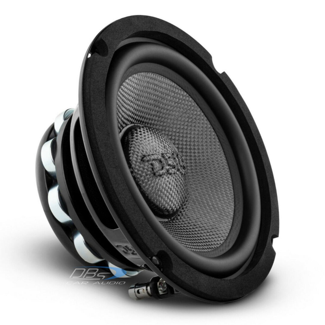 DS18 PRO-CF6.2NR Altavoz de medios graves de neodimio de 6,5" con cono de fibra de carbono y bobina móvil de 2" - 250 vatios Rms 2 ohmios