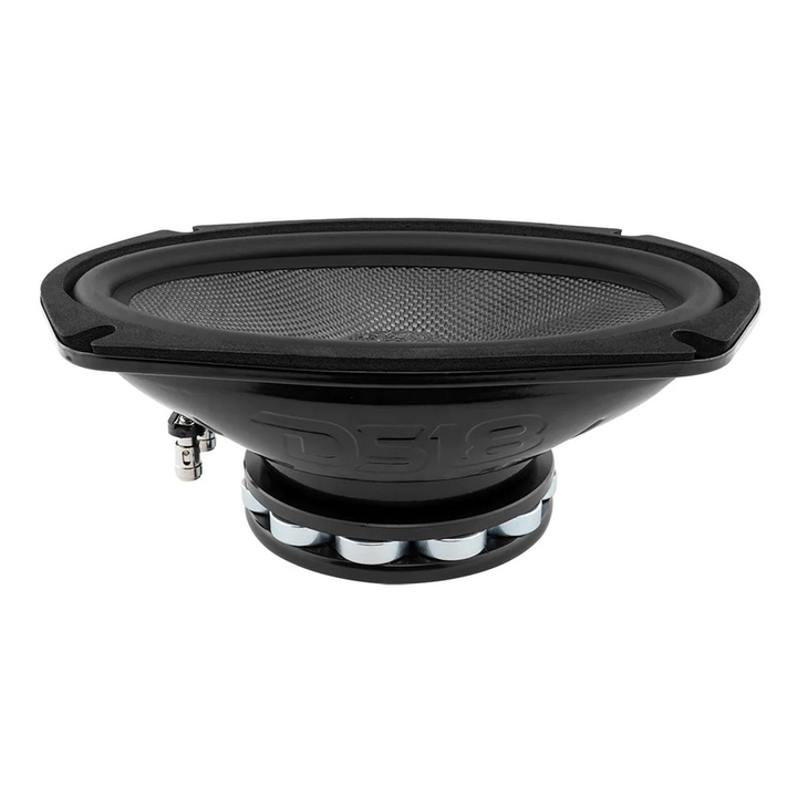 DS18 PRO-CF69.4NR Altavoz de medios graves de neodimio de 6x9" con cono de fibra de carbono y bobina móvil de 2" - 300 vatios Rms 4 ohmios