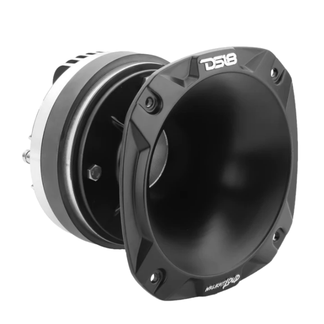 Controlador de compresión DS18 PRO-DKH1S con bocina de aluminio y bobina móvil de titanio de 2" - 320 vatios Rms 8 ohmios