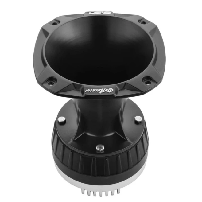 DS18 PRO-DKH1X Compression Driver with Aluminum Horn and 2" Titanium Voice Coil - 320 Watts Rms 8-ohm