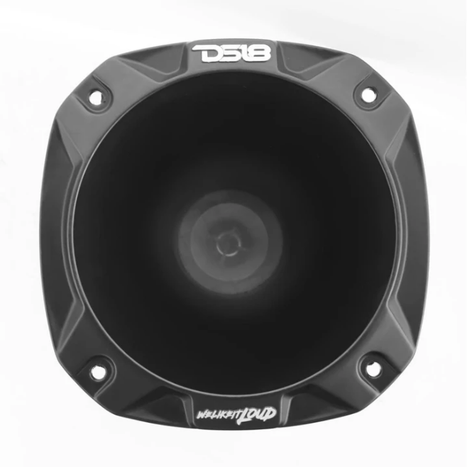DS18 PRO-DKH1X Compression Driver with Aluminum Horn and 2" Titanium Voice Coil - 320 Watts Rms 8-ohm