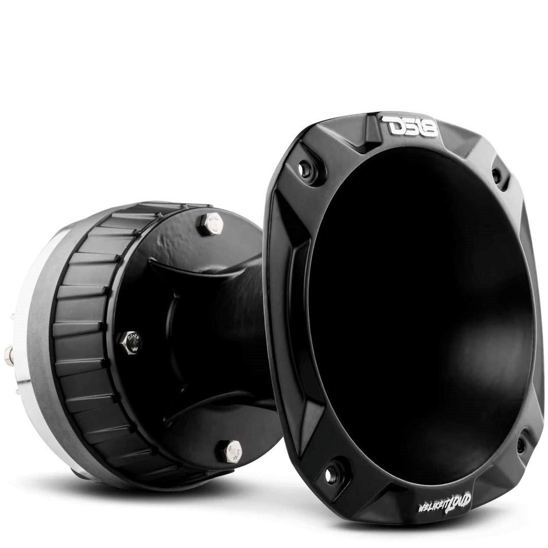 Controlador de compresión DS18 PRO-DKH1X con bocina de aluminio y bobina móvil de titanio de 2" - 320 vatios Rms 8 ohmios